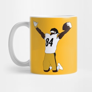 Antonio Brown Touchdown Celebration - Pittsburgh Steelers Mug